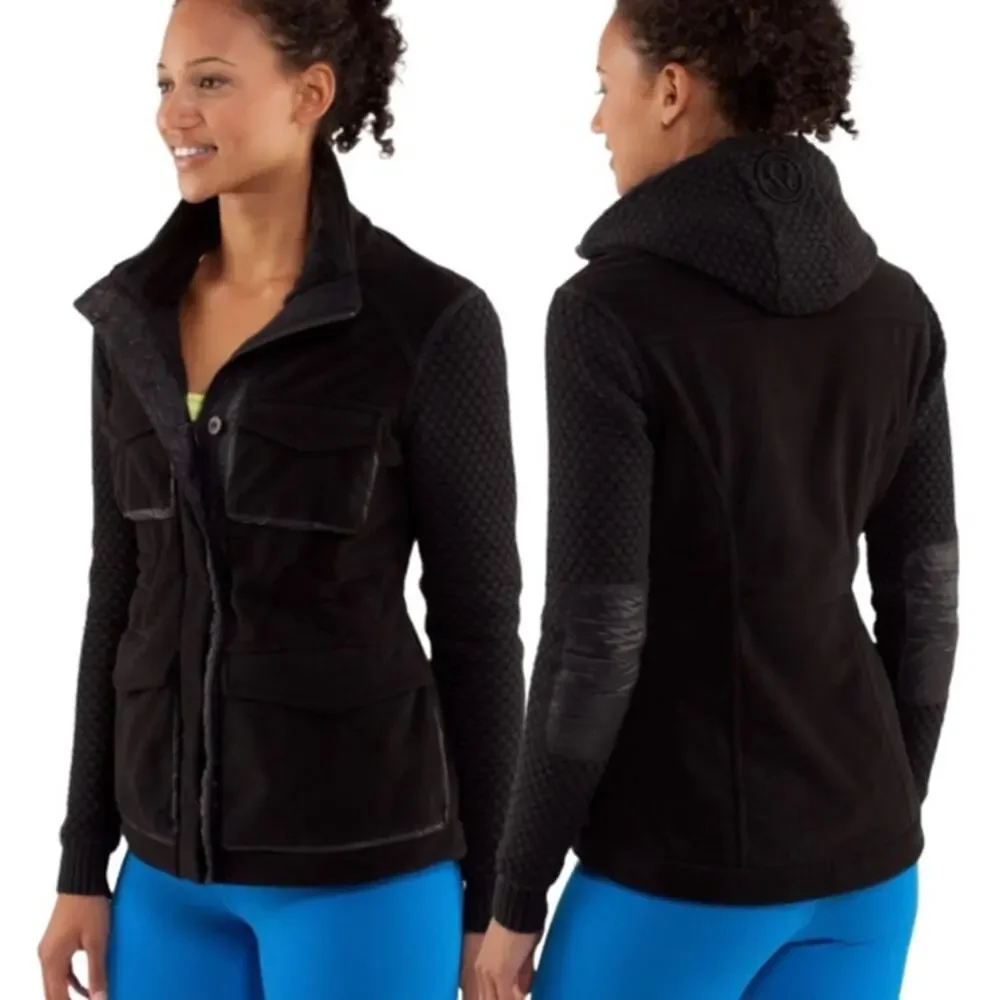 Lululemon Black Miracle Jacket Sz 6